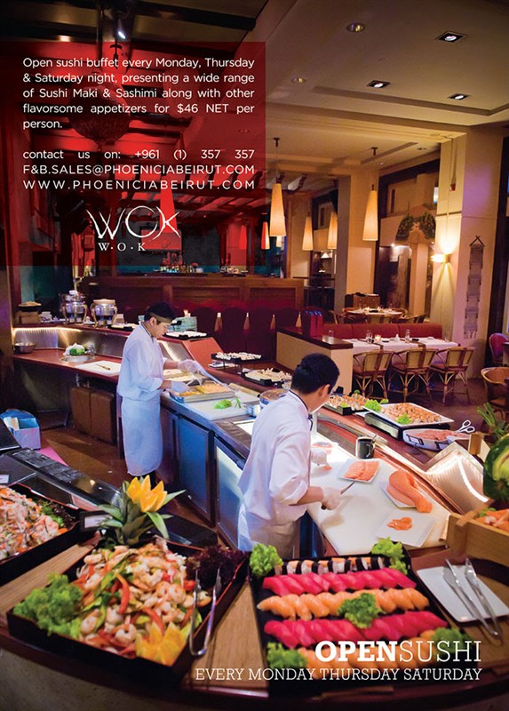 Open Sushi Night at WOK W.O.K